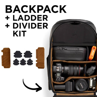 McKinnon Camera Pack 25L Backpack, Ladder, Divider Kit