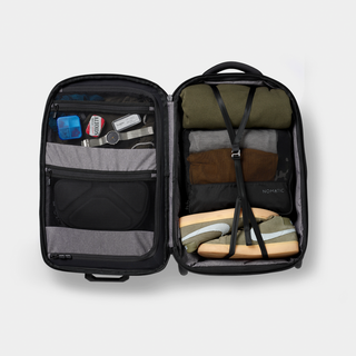 Nomatic Navigator Carry-On 37L Black Inside View With Items